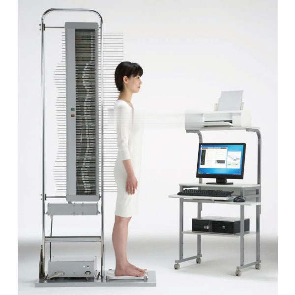 フランスベッドが開発した「寝姿勢測定器」で、お客様に最適な寝具選びをサポートします。