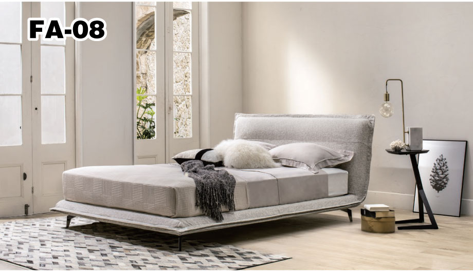 キングサイズまで幅広いサイズ展開のファブリックモデル。FA-08